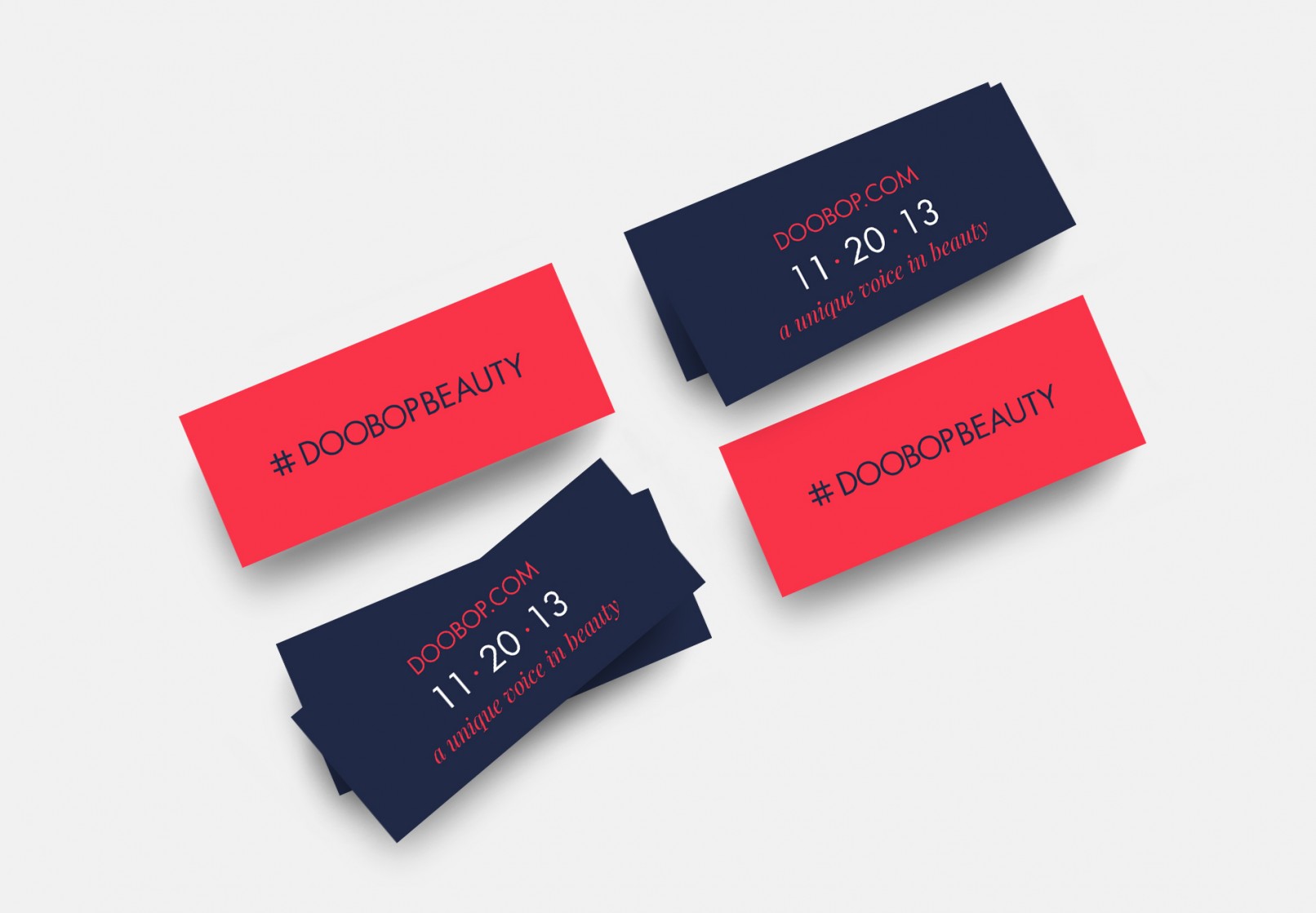 DOOBOP Branding - Launch Cards